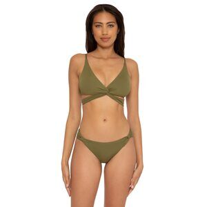 BECCA by Rebecca Virtue Color Code Nyla Twist Side Hipster Seaweed LG
